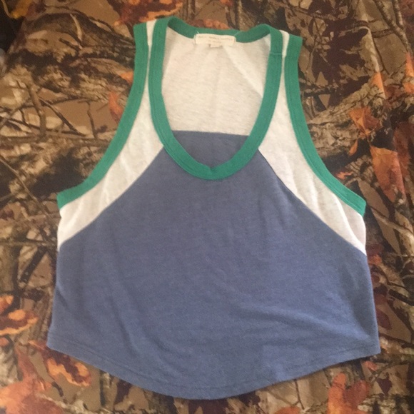 Truly madly deeply UO color block cropped tank top - Picture 4 of 8